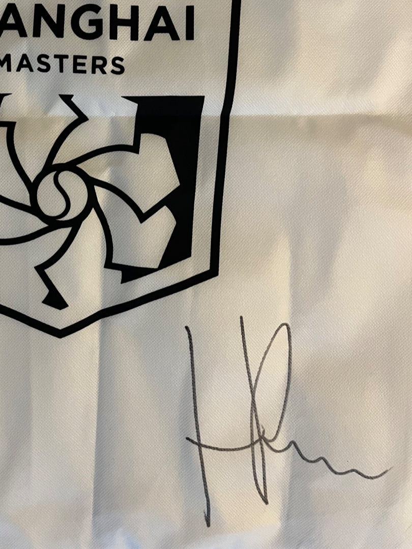 Signed Rolex Shanghai Master official player laundry bag