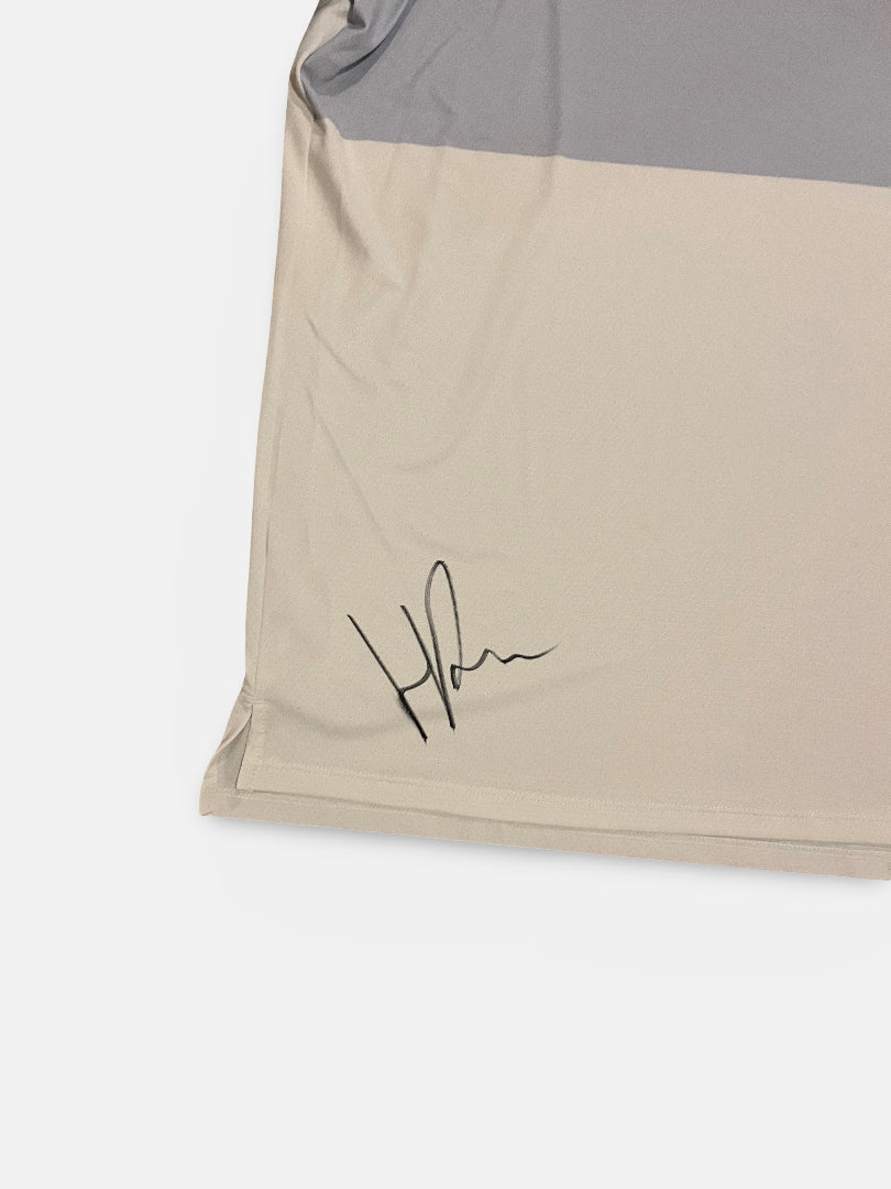 Signed Match Shirt White/dusty blue