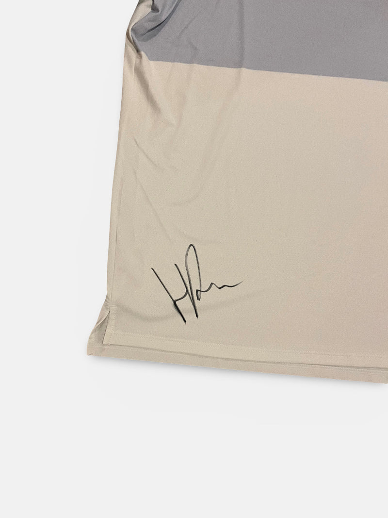 Signed Match Shirt White/dusty blue