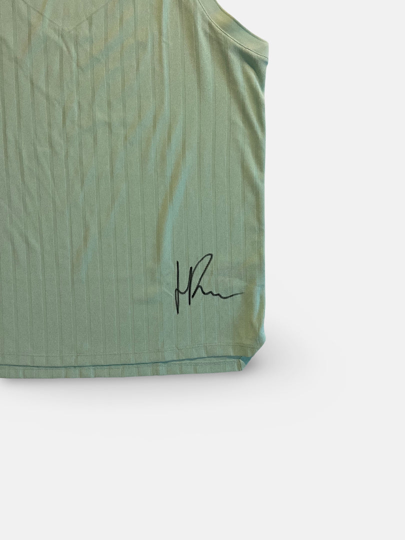 Signed match shirt, sleeveless,mint green #2