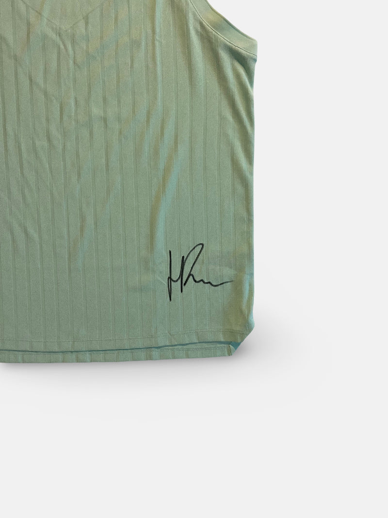 Signed match shirt, sleeveless,mint green #2