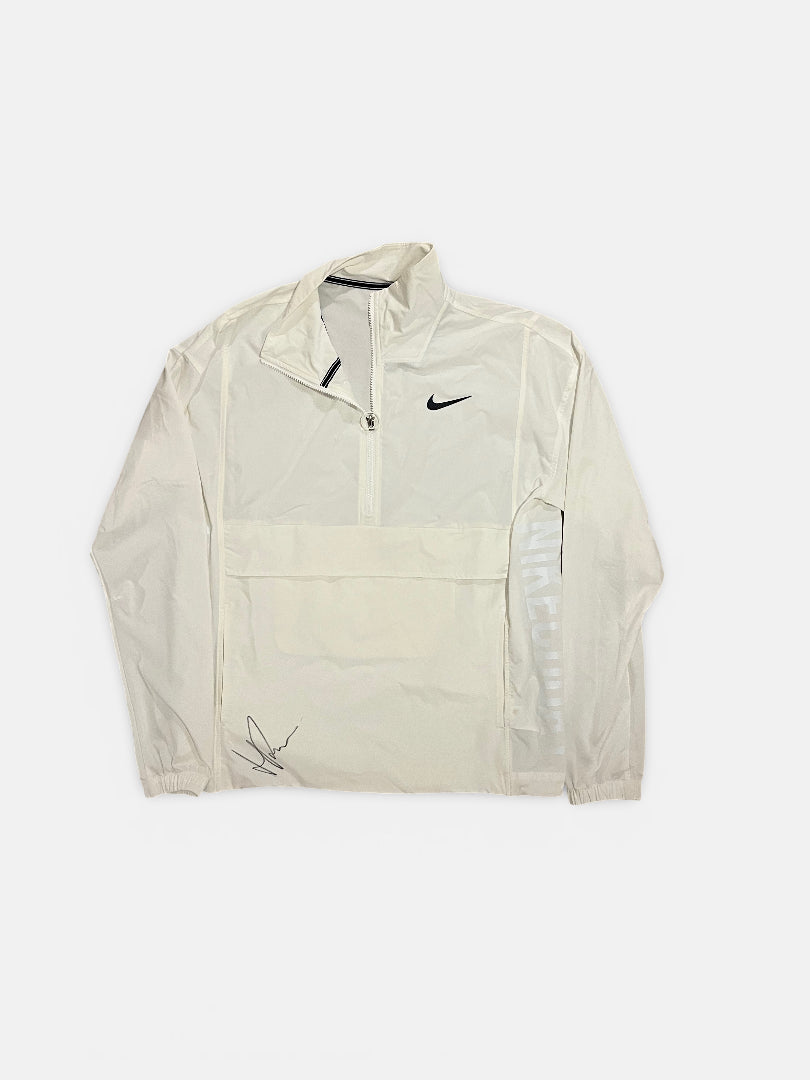 Signed white parka/jacket