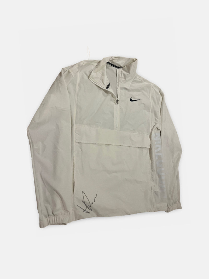 Signed white parka/jacket