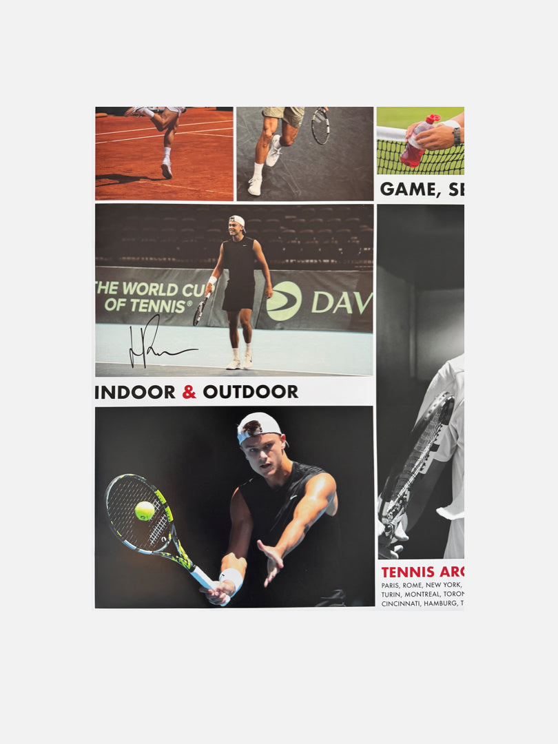 Signed Poster - Game, Set and Match