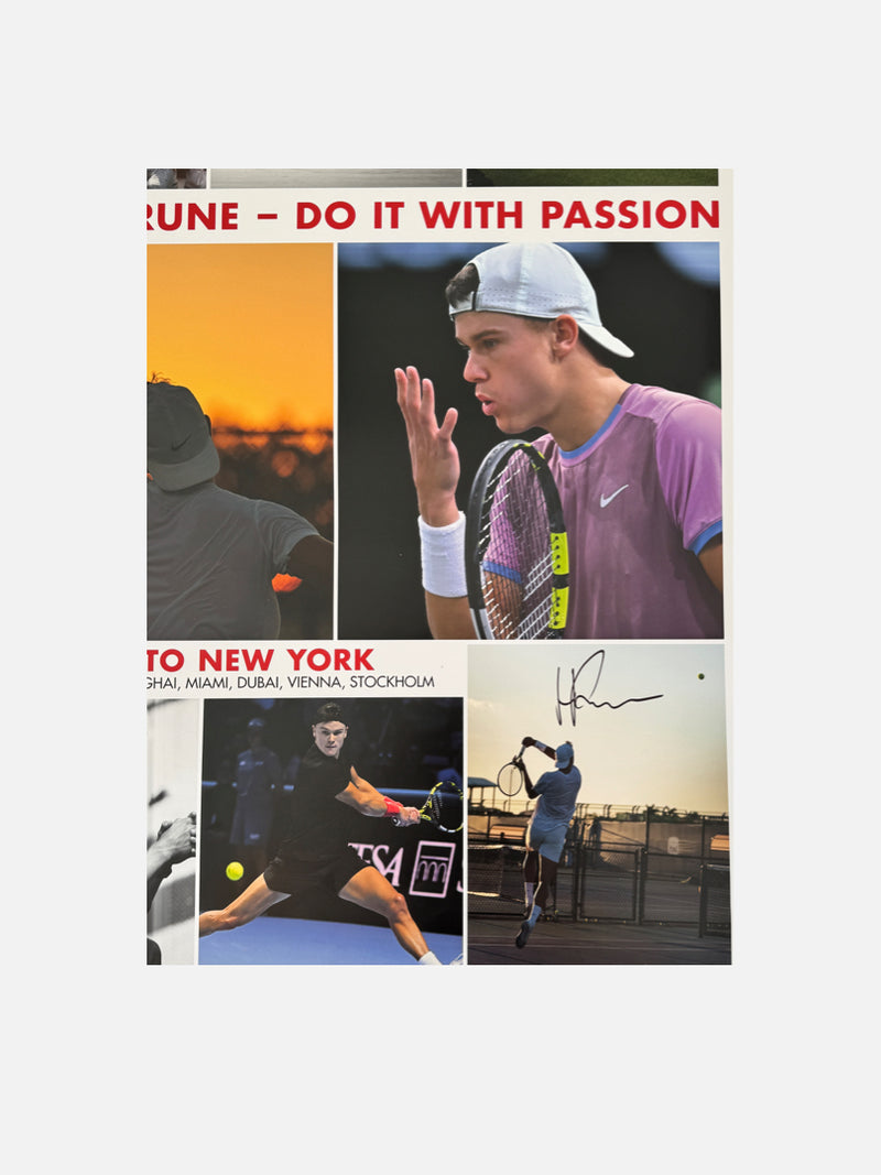 Signed tennis Poster - Do it with Passion