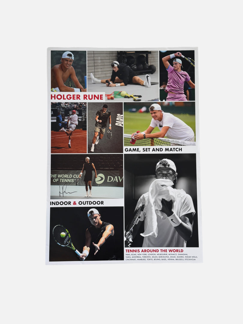 Signed Poster - Game, Set and Match
