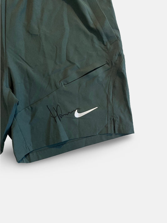 Signed practice Shorts, dark green