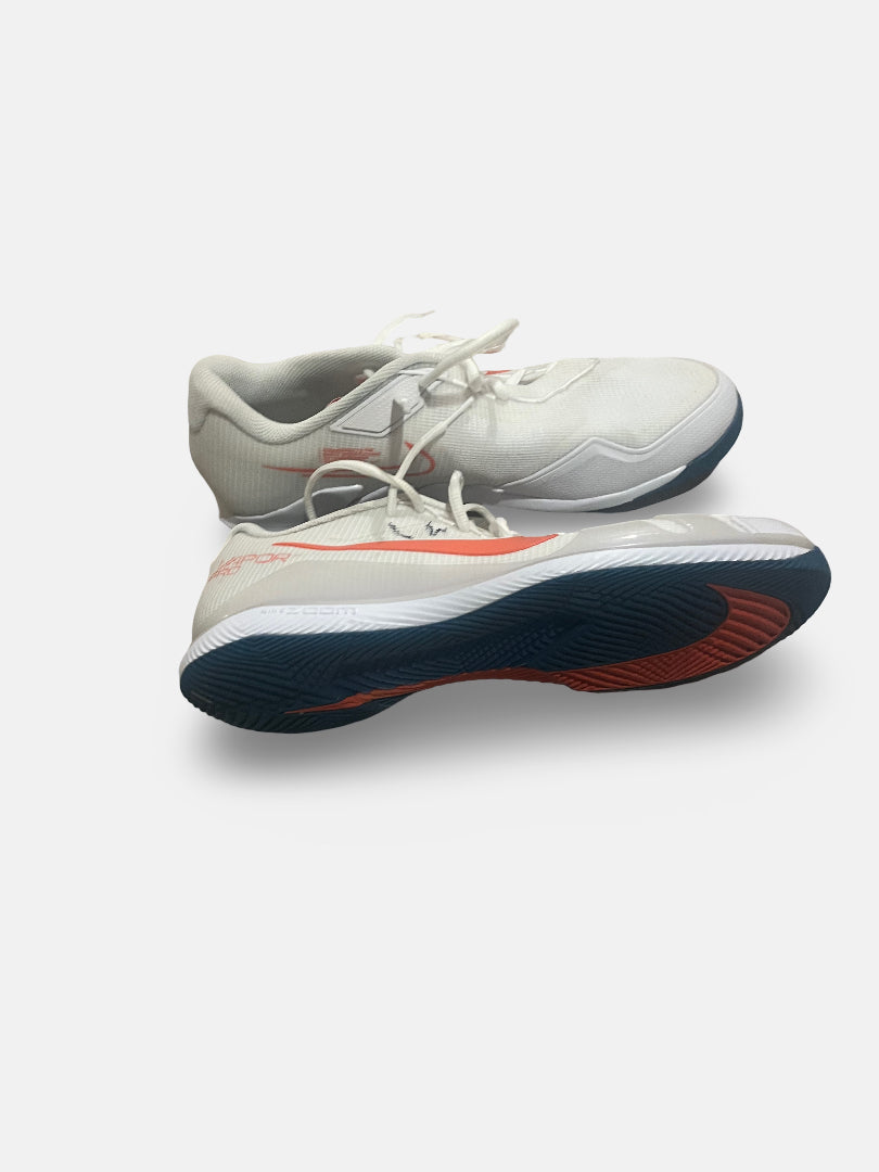 Signed shoes white/orange hard court