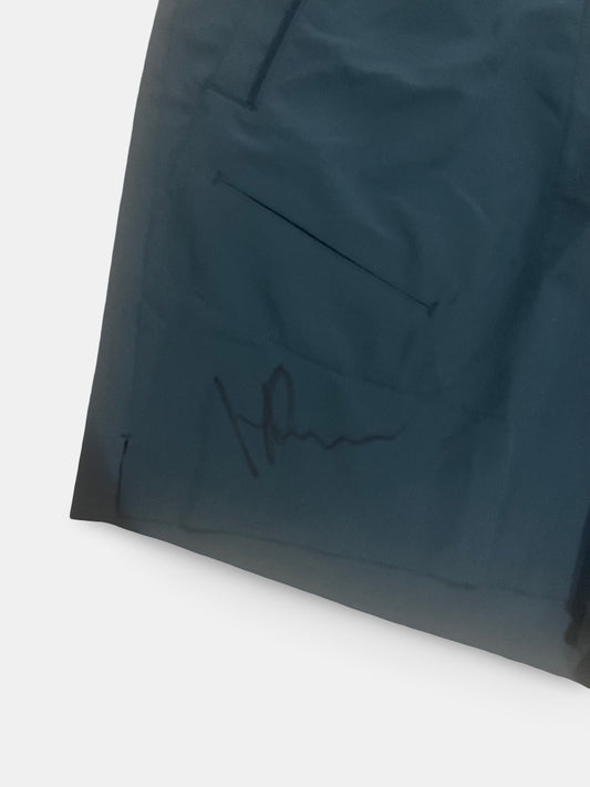 Signed Match Shorts dusty navy used at Stockholm Open