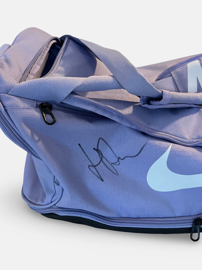 Signed Bag, soft purple, used at several tournaments